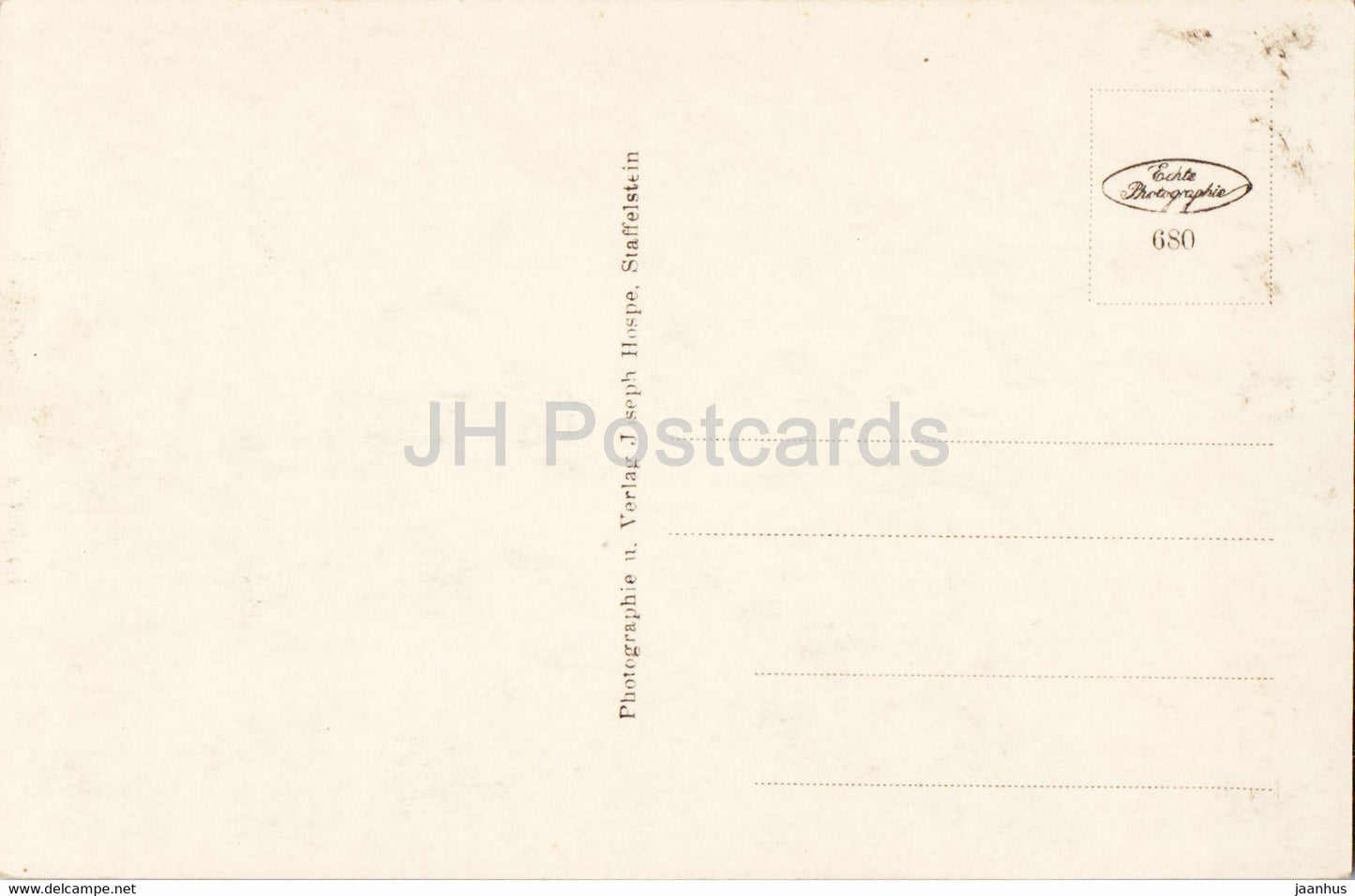 Bamberg - town view - 680 - old postcard - Germany - unused