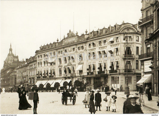 Copenhagen - Kongens Nytorv - hotel d'Angleterre - 1905 - REPRODUCTION - Denmark - unused - JH Postcards