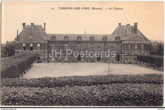Torigni Sur Vire - Le Chateau - castle - 10 - 1914 - old postcard - France - used - JH Postcards