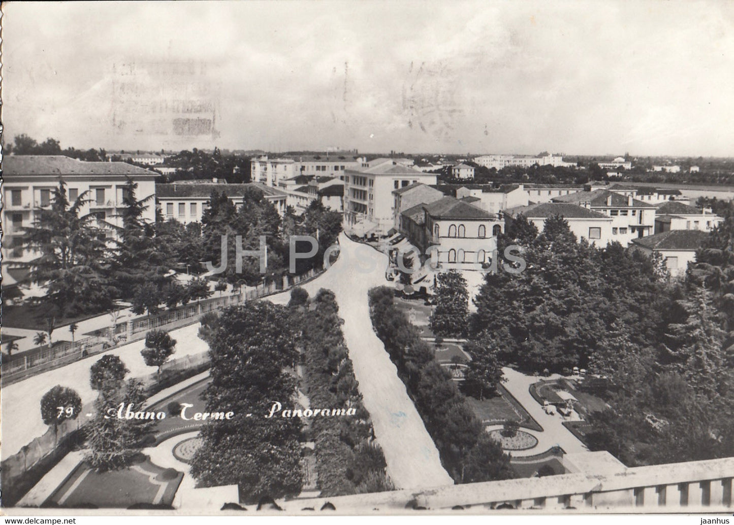 Abano Terme - Panorama - 79 - old postcard - 1957 - Italy - used - JH Postcards