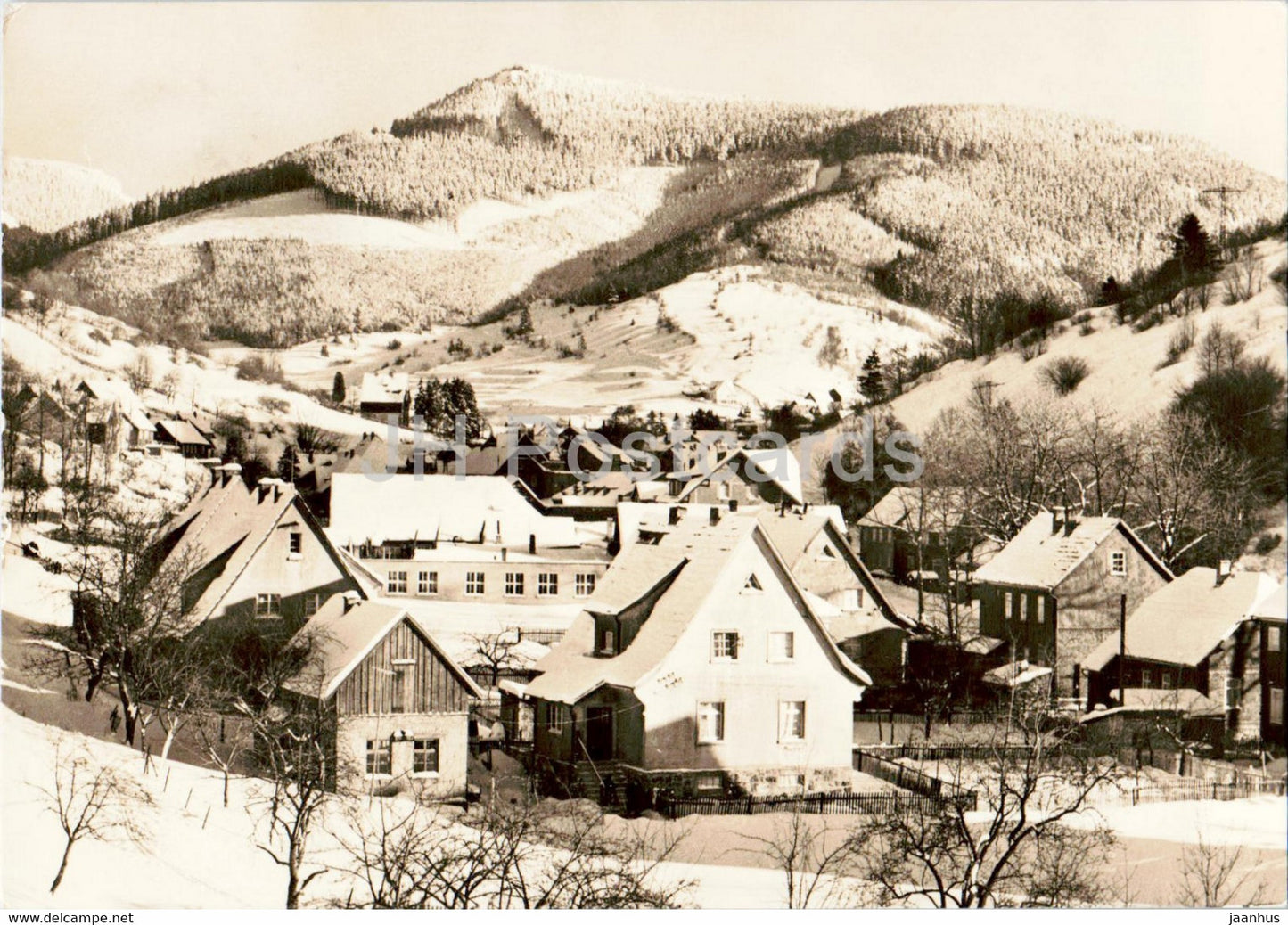 Luftkurort Oberschonau - Thur Wald - old postcard - Germany DDR - used - JH Postcards