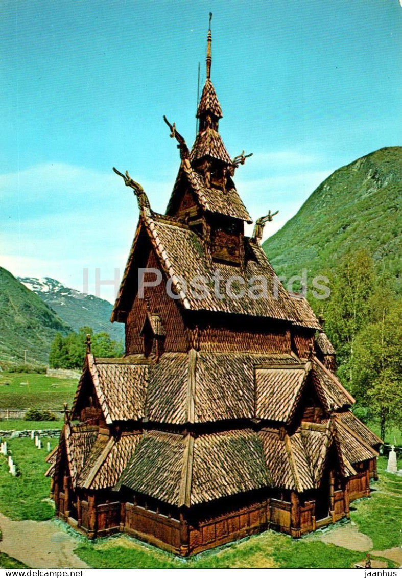 Laerdal - Borgund Stave Church - 865/24 - Norway - unused