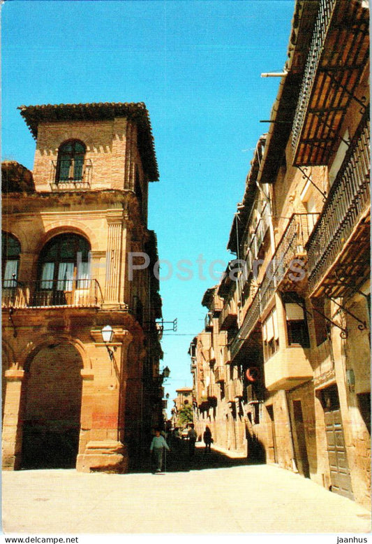 Viana - Navarra - Camino de Santiago - Rua mayor de Santa Maria - street - 7 - 1998 - Spain - used - JH Postcards