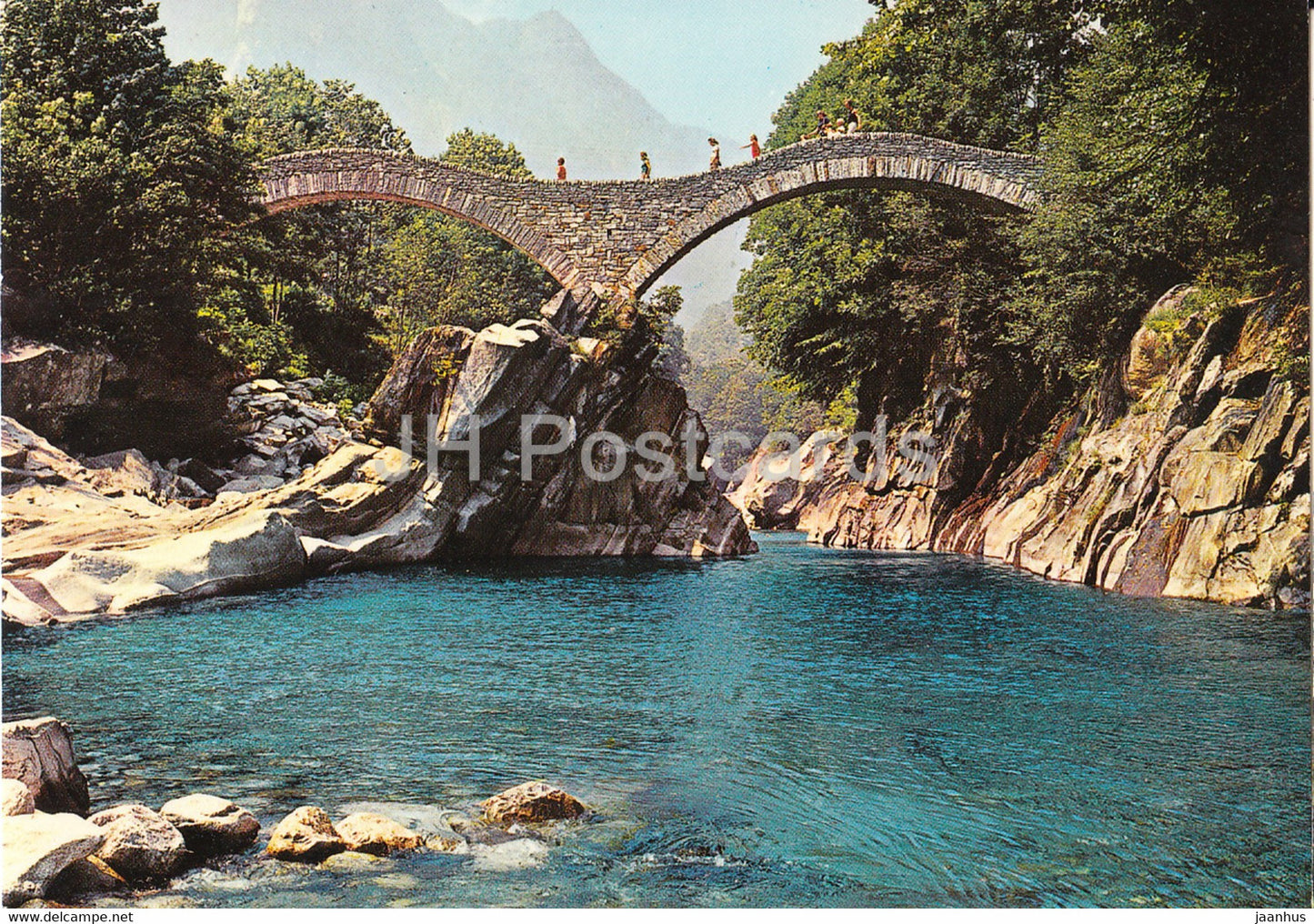 Ticino Pittoresco - Lavertezzo - Ponte dei Salti - bridge - Switzerland - unused - JH Postcards