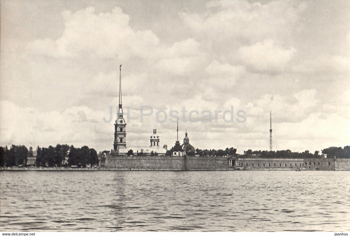 General view - Peter and Paul Fortress Museum - Leningrad - St Petersburg - 1966 - Russia USSR - unused - JH Postcards