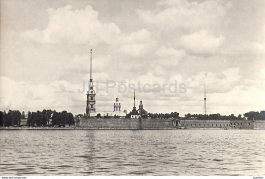 General view - Peter and Paul Fortress Museum - Leningrad - St Petersburg - 1966 - Russia USSR - unused - JH Postcards