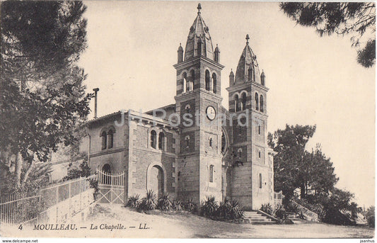 Moulleau - La Chapelle - chapel - 4 - 1 - old postcard - 1914 - France - used - JH Postcards