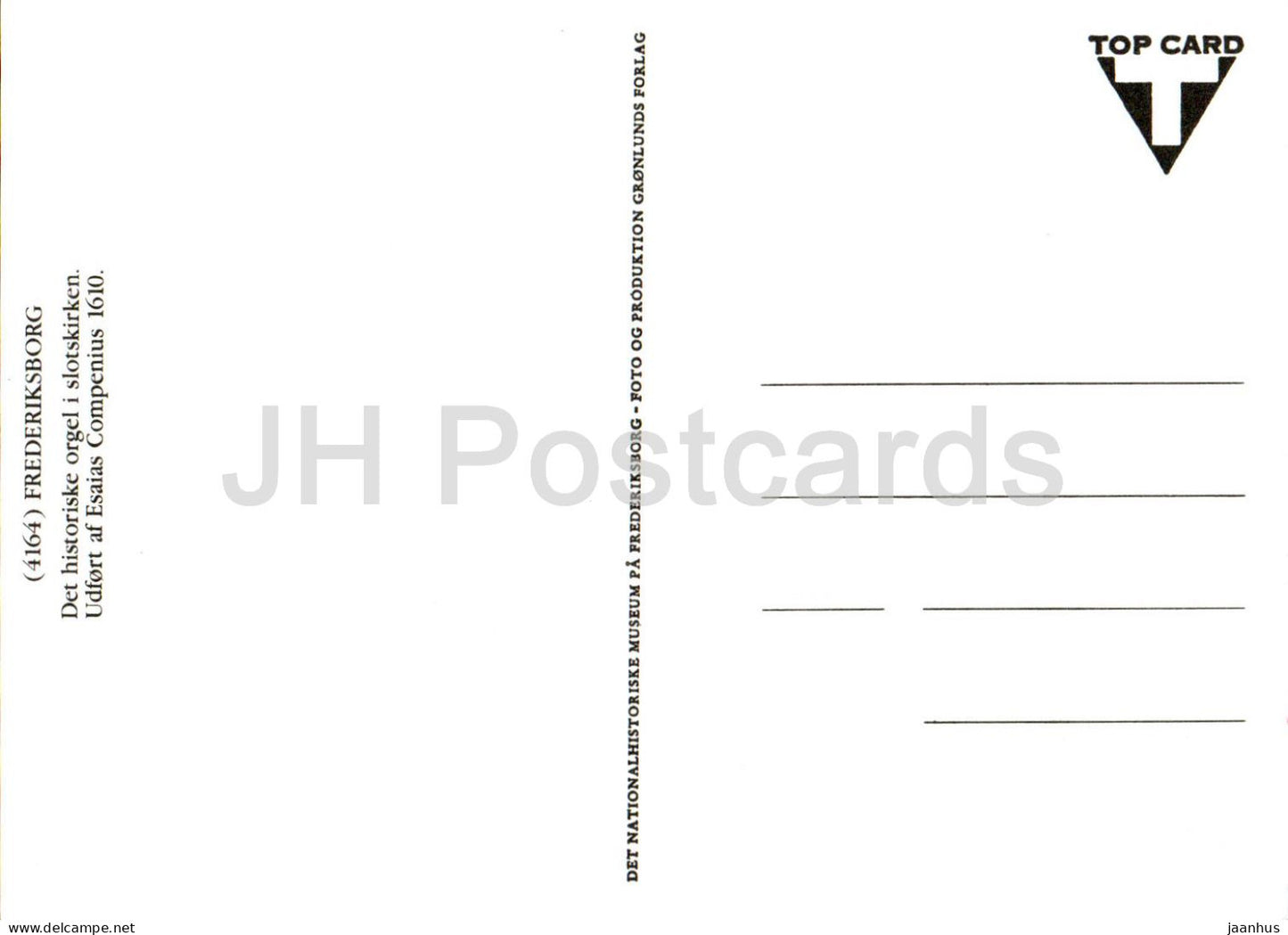 Frederiksborg Slot - det historiske orgel i slotskirken - historic organ in the castle church - 4164 - Denmark - unused