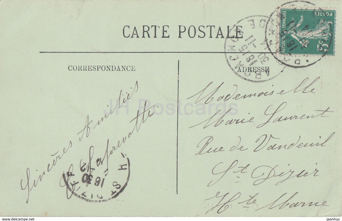 Moulleau - La Chapelle - chapel - 4 - 1 - old postcard - 1914 - France - used