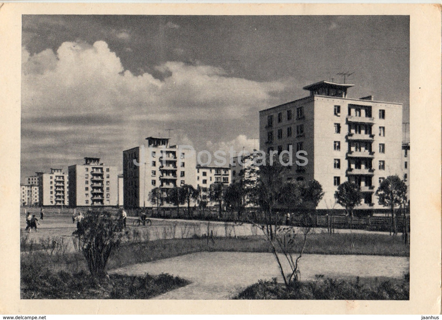 Leningrad - St. Petersburg - New housing constructions on the Southern Highway - 1963 - Russia USSR - unused - JH Postcards