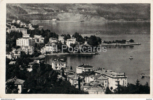 Abbazia - Opatija - panorama - old postcard - Croatia - unused - JH Postcards