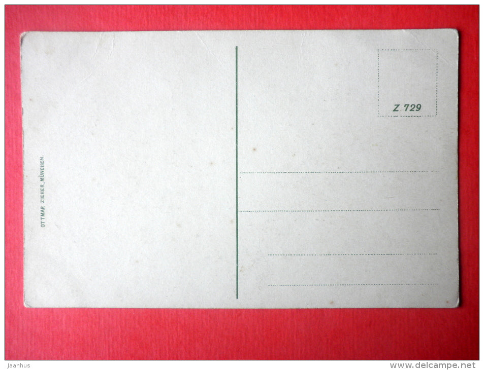 Frühpromenade am Mühlbrunnen - Karlsbad - Karlovy Vary - z 729 - old postcard - Czech - unused - JH Postcards