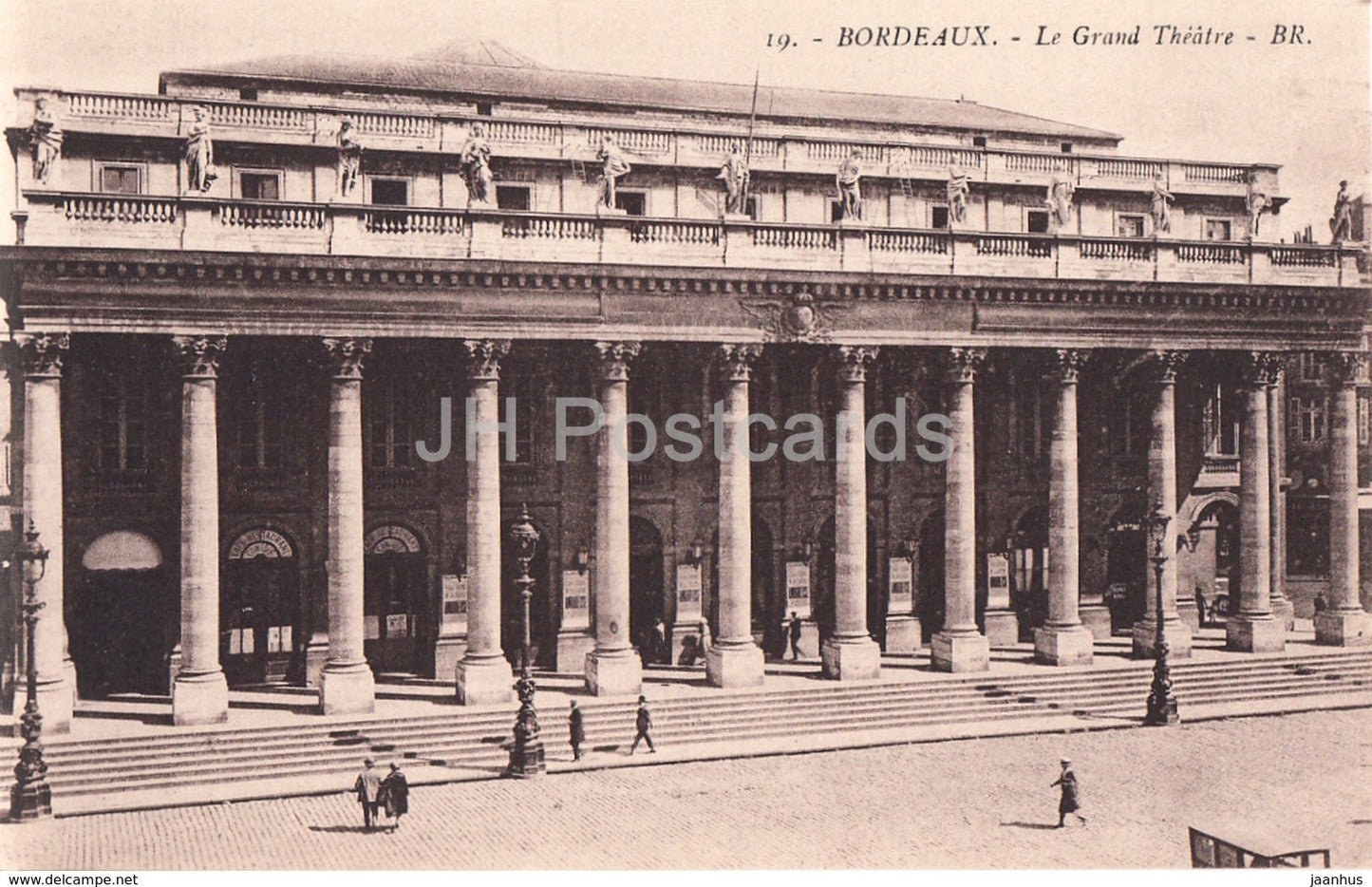Bordeaux - Le Grand Theatre - 19 - old postcard - France - unused