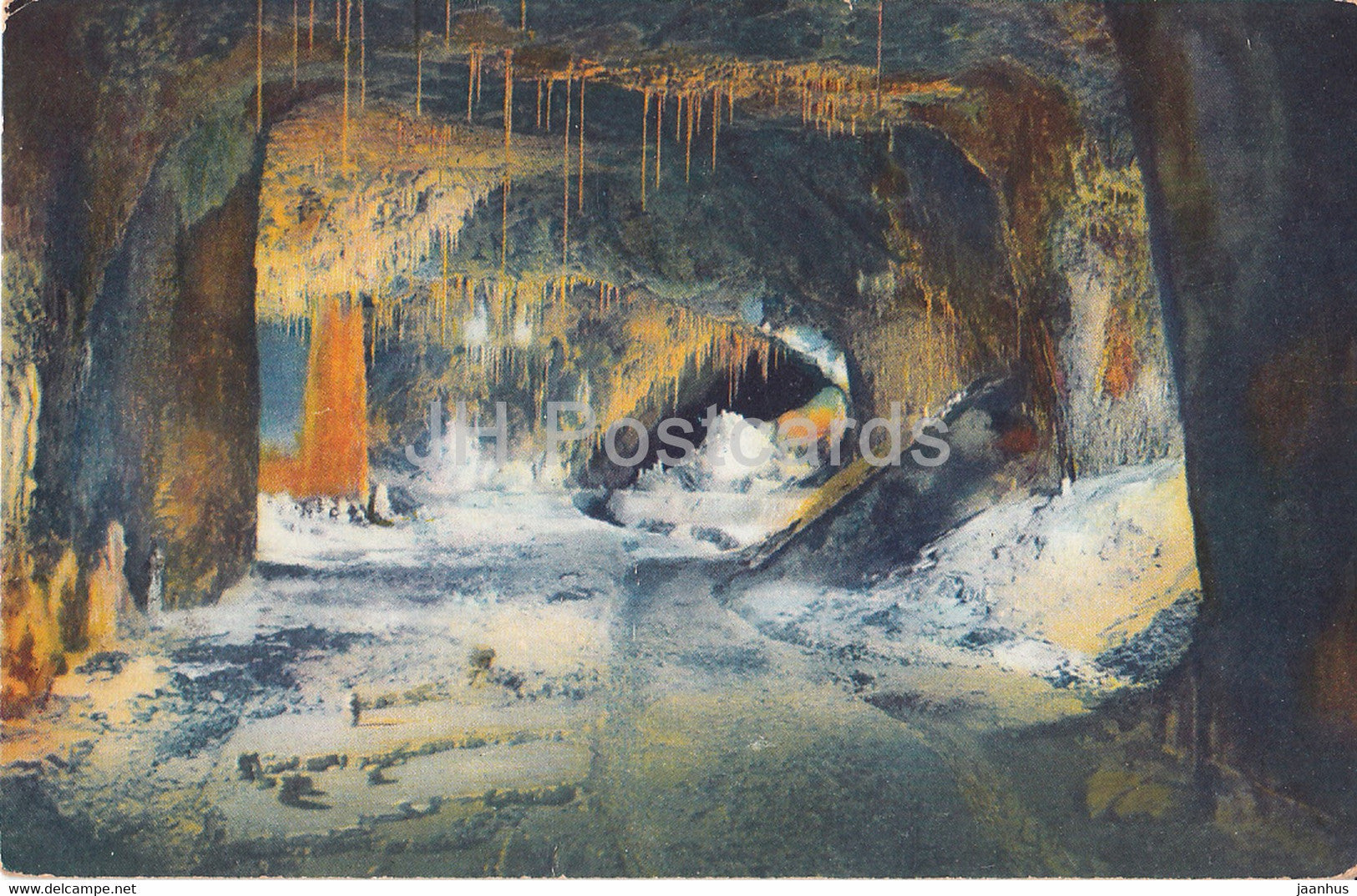 Feengrotten bei Saalfeld in Thur - Marchendom - cave - old postcard - 1928 - Germany - used - JH Postcards