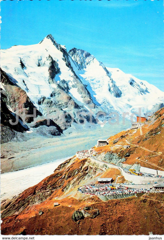 Grossglockner Hochalpenstrasse - Sudrampe - Franz Josefs Hohe - Grossglockner - Pasterzen gletscher - Austria - unused - JH Postcards