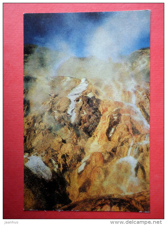 Geyser valley - Kamchatka - 1981 - Russia USSR - unused - JH Postcards