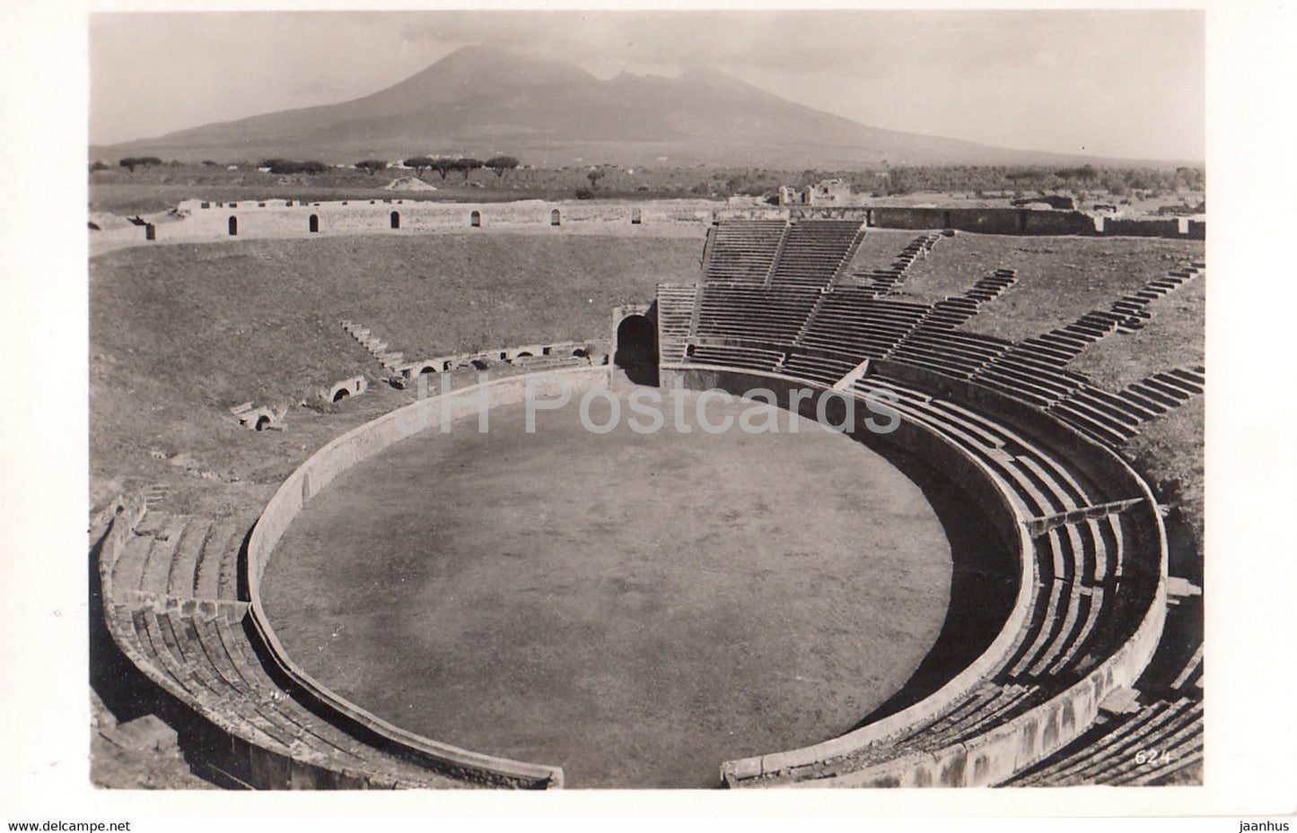 Napoli Pompei - Pompeii - Naples - Amphitheatre - 624 - ancient - old postcard - Italy - unused - JH Postcards