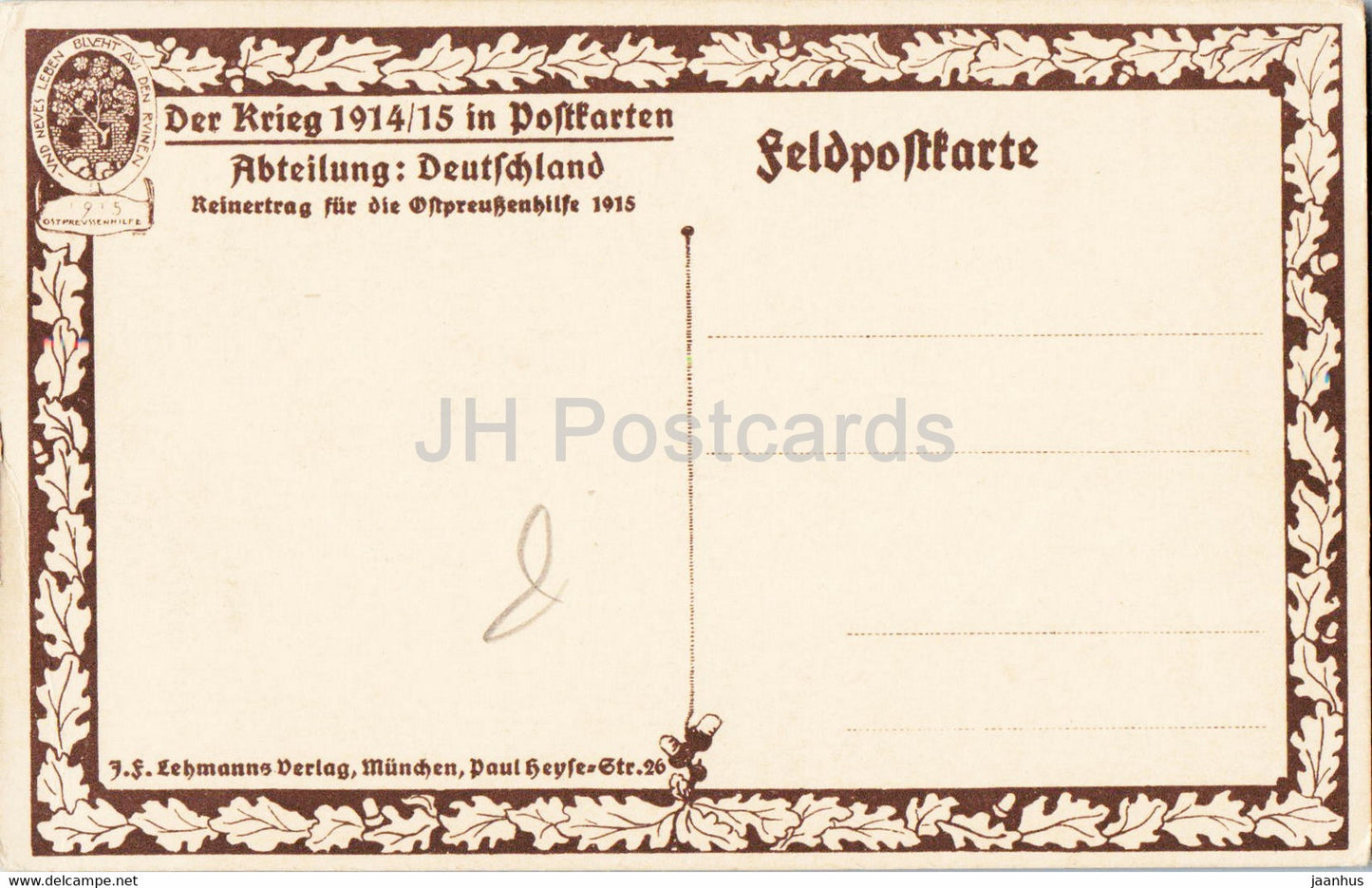 Molsheim i Elsass - Der Krieg 1914/15 in Postkarten - Feldpostkarte - alte Postkarte - Frankreich - unbenutzt