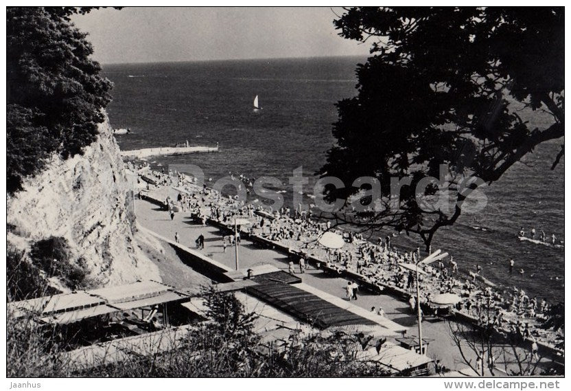 beach - Sochi - 1969 - Russia USSR - unused - JH Postcards