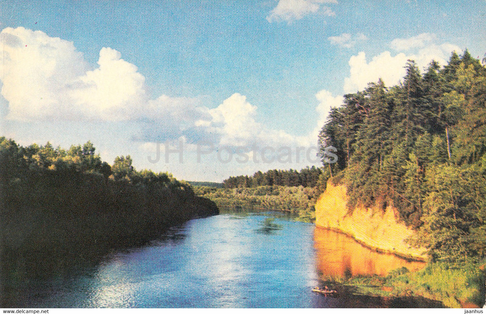 The Gauja National Park - Kazu Rock - 1976 - Latvia USSR - unused - JH Postcards