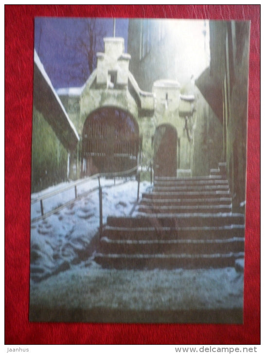 Lühike Jalg street - Tallinn - 1976 - Estonia USSR - unused - JH Postcards