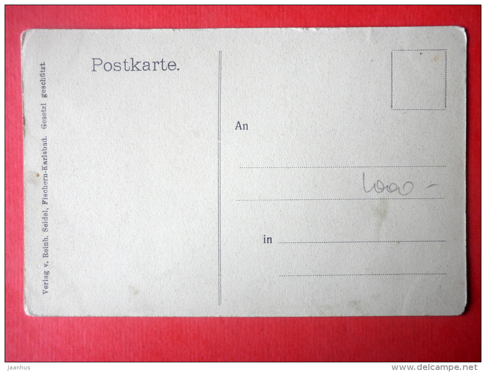 Stadtpark - Karlsbad - Karlovy Vary - No. 1026 - old postcard - Czech - unused - JH Postcards