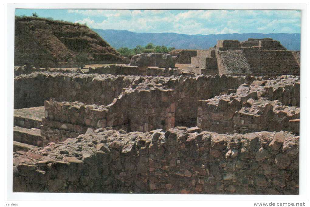 Pyramids in Oaxaca 1 - 1970 - Mexico - unused - JH Postcards