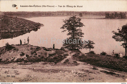 Lussac les Eglises - Vue de l'Etang de Murat - old postcard - 1926 - France - used - JH Postcards