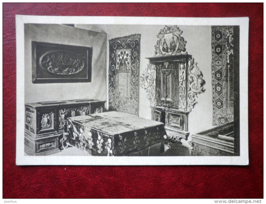 Department of Antiquities of the Hungarian National Museum - furnishings XVII century - old postcard - Hungary -  unused - JH Postcards