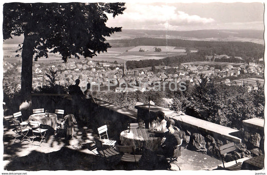 Blick von der Iburg auf Bad Driburg - restaurant Sachsenklause - Germany - unused - JH Postcards