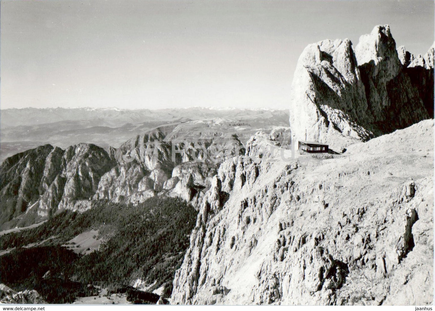 Dolomiti - Rifugio Passo Santner - Croda di Re Laurino - 1967 - Italy - used - JH Postcards