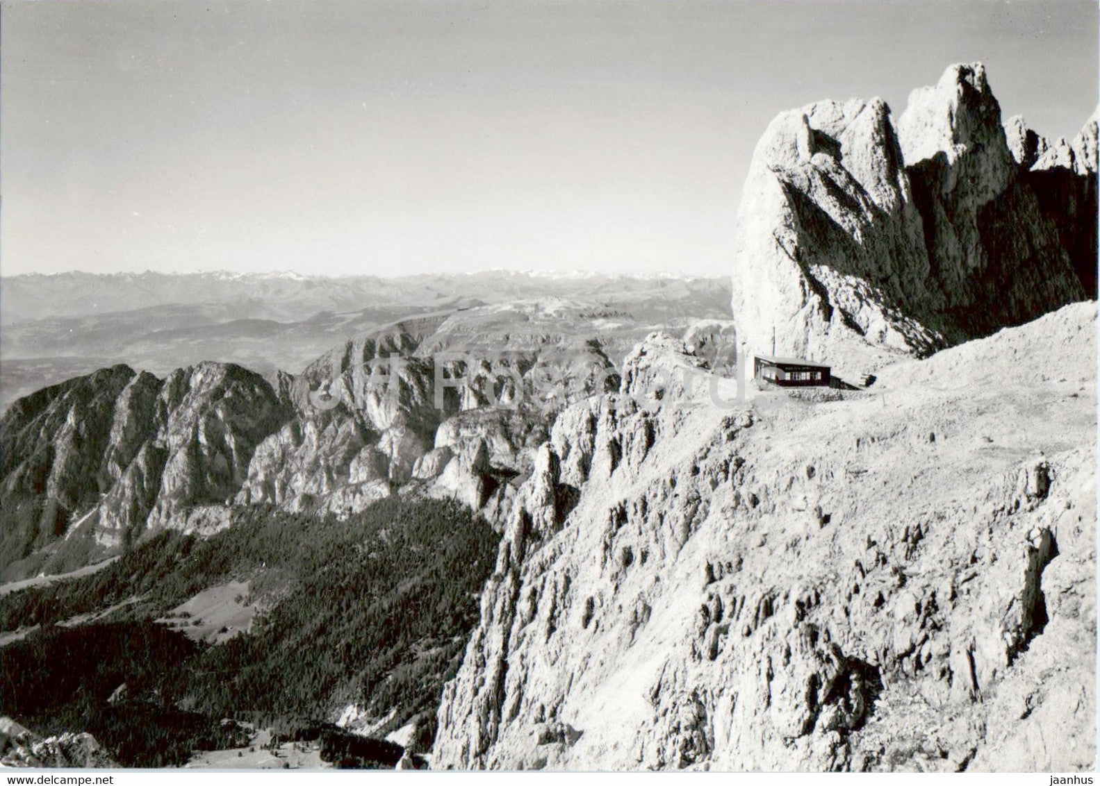 Dolomiti - Rifugio Passo Santner - Croda di Re Laurino - 1967 - Italy - used - JH Postcards