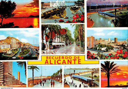 Alicante - multiview - 6824 - Spain - unused - JH Postcards