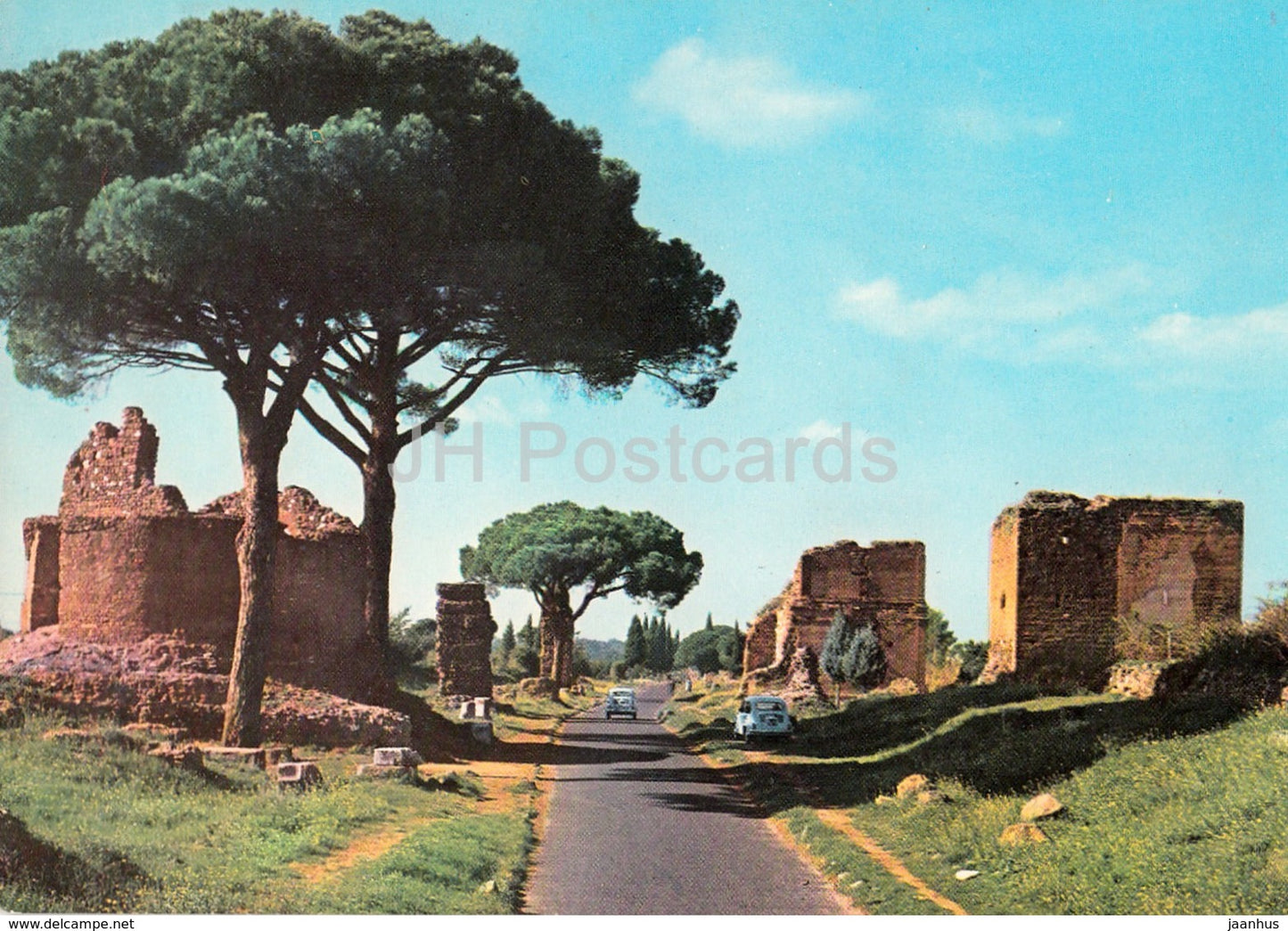Roma - Rome - Via Appia Antica - Italy - 1961 - used - JH Postcards