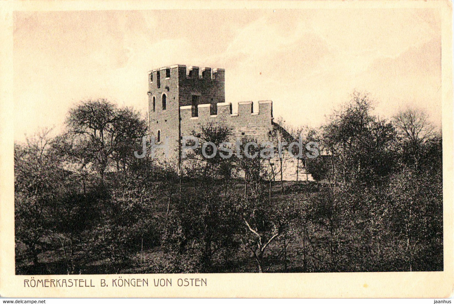 Romerkastell Grinario - Bei Kongen Sudecke - old postcard - Germany - used - JH Postcards