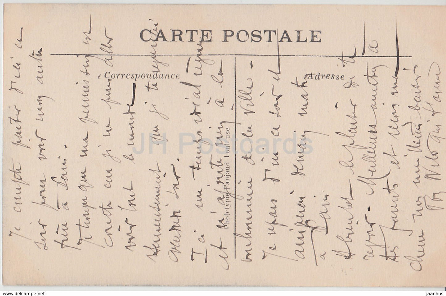 Toulouse - Jardin du Capitole - Le Donjon - 18 - old postcard - France - used