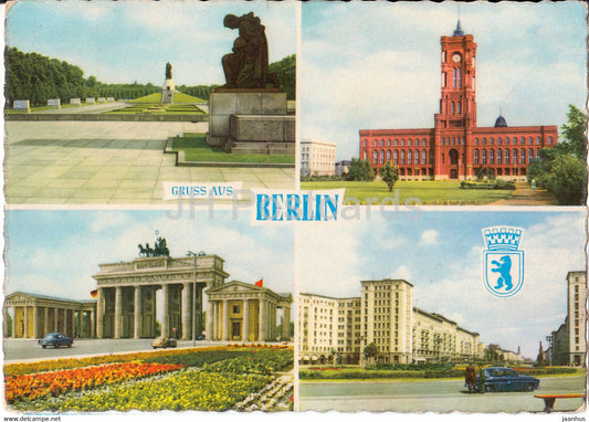 Berlin - Gruss aus Berlin - 6052 - Germany DDR - used - JH Postcards
