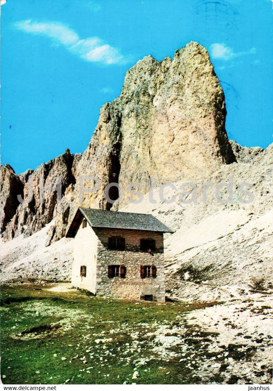 Rifugio Antermoia - Catinaccio - 1972 - Italy - used - JH Postcards