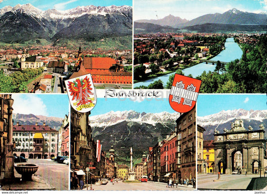 Alpenstadt Innsbruck - Austria - used - JH Postcards