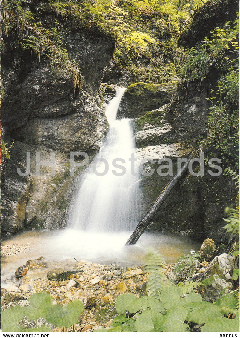 Gorges de la Poeta Raisse - waterfall - Switzerland - unused - JH Postcards