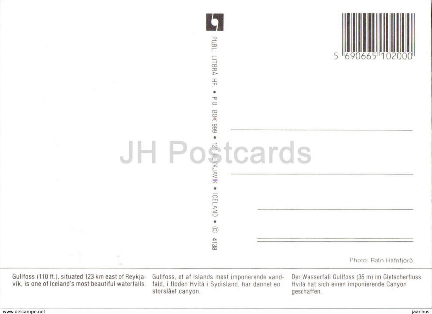 Golden Circle Route - Iceland - unused