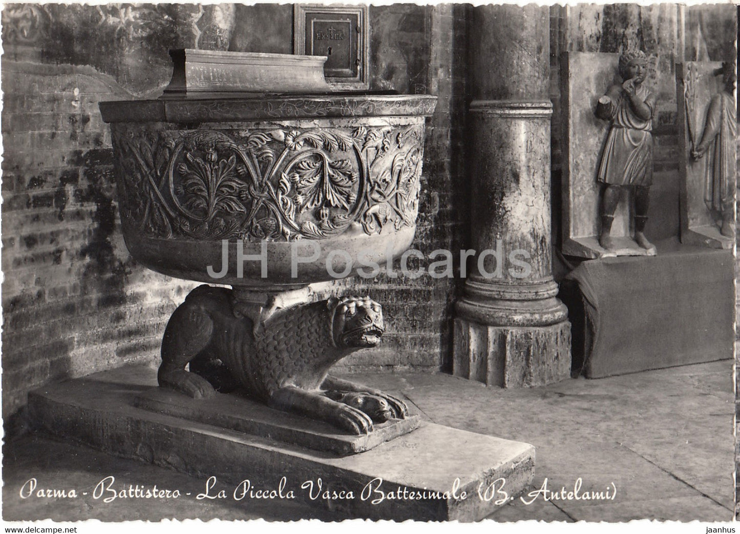 Parma - Battistero - La Piccola Vasca Battesimale - B Antelami - Baptistery - Baptismal little basin - Italy - unused - JH Postcards