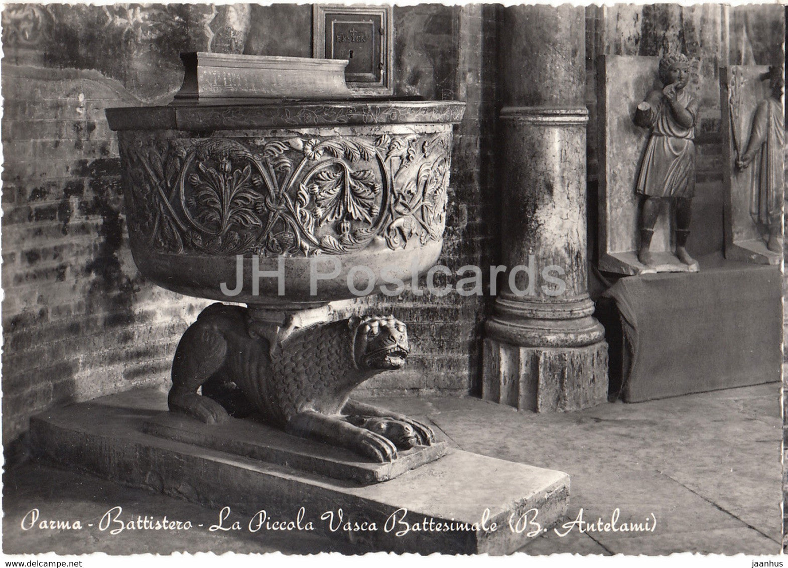 Parma - Battistero - La Piccola Vasca Battesimale - B Antelami - Baptistery - Baptismal little basin - Italy - unused - JH Postcards