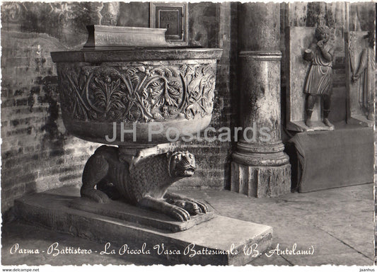 Parma - Battistero - La Piccola Vasca Battesimale - B Antelami - Baptistery - Baptismal little basin - Italy - unused - JH Postcards