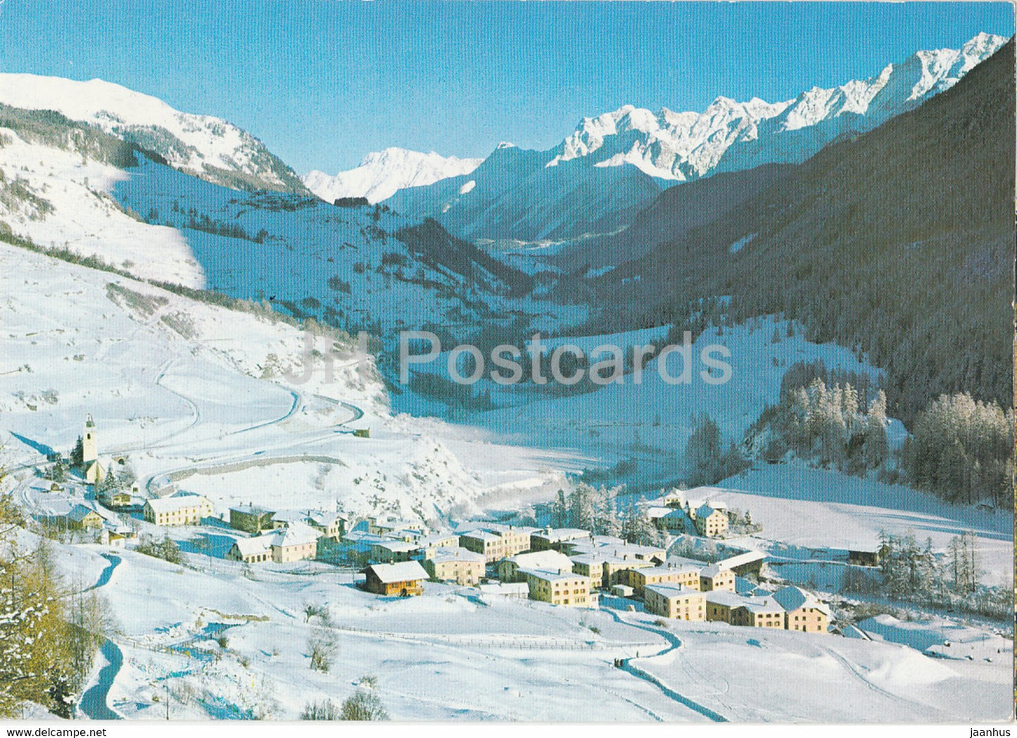 Lavin - Unter Engadin - Guarda - Piz Lischana - Piz Pisoc - 1981 - Switzerland - used - JH Postcards