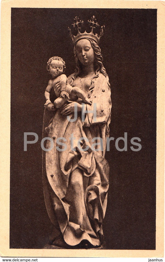 Nurnberg - Madonna von Veit Stoss im Germanischen Museum - old postcard - Germany - unused - JH Postcards
