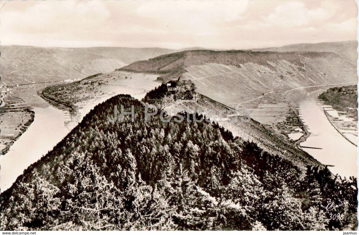 Berghotel Marienburg - hotel - Zell an der Mosel - 1962 - Germany - used - JH Postcards