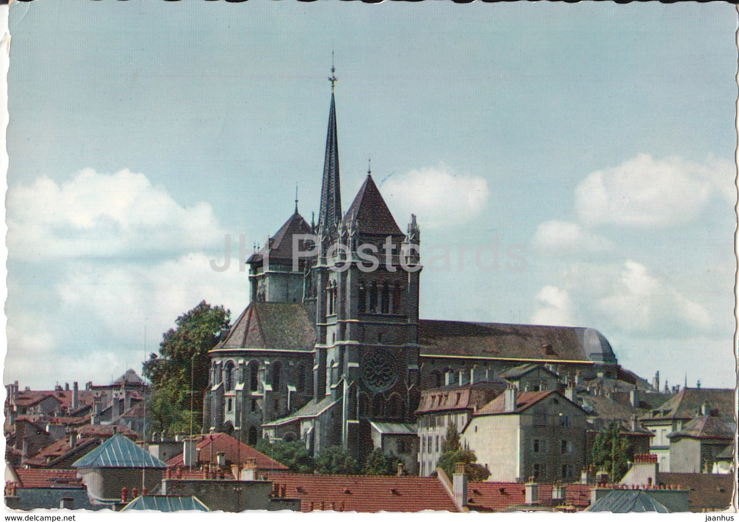 Geneve - Geneva - Cathedrale de Saint Pierre - cathedral - 566 - Switzerland - used - JH Postcards