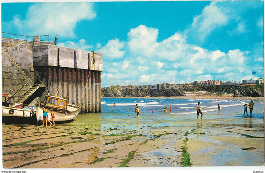 Newquay - The Harbour Gap - boat - PT122 - 1985 - United Kingdom - England - used - JH Postcards