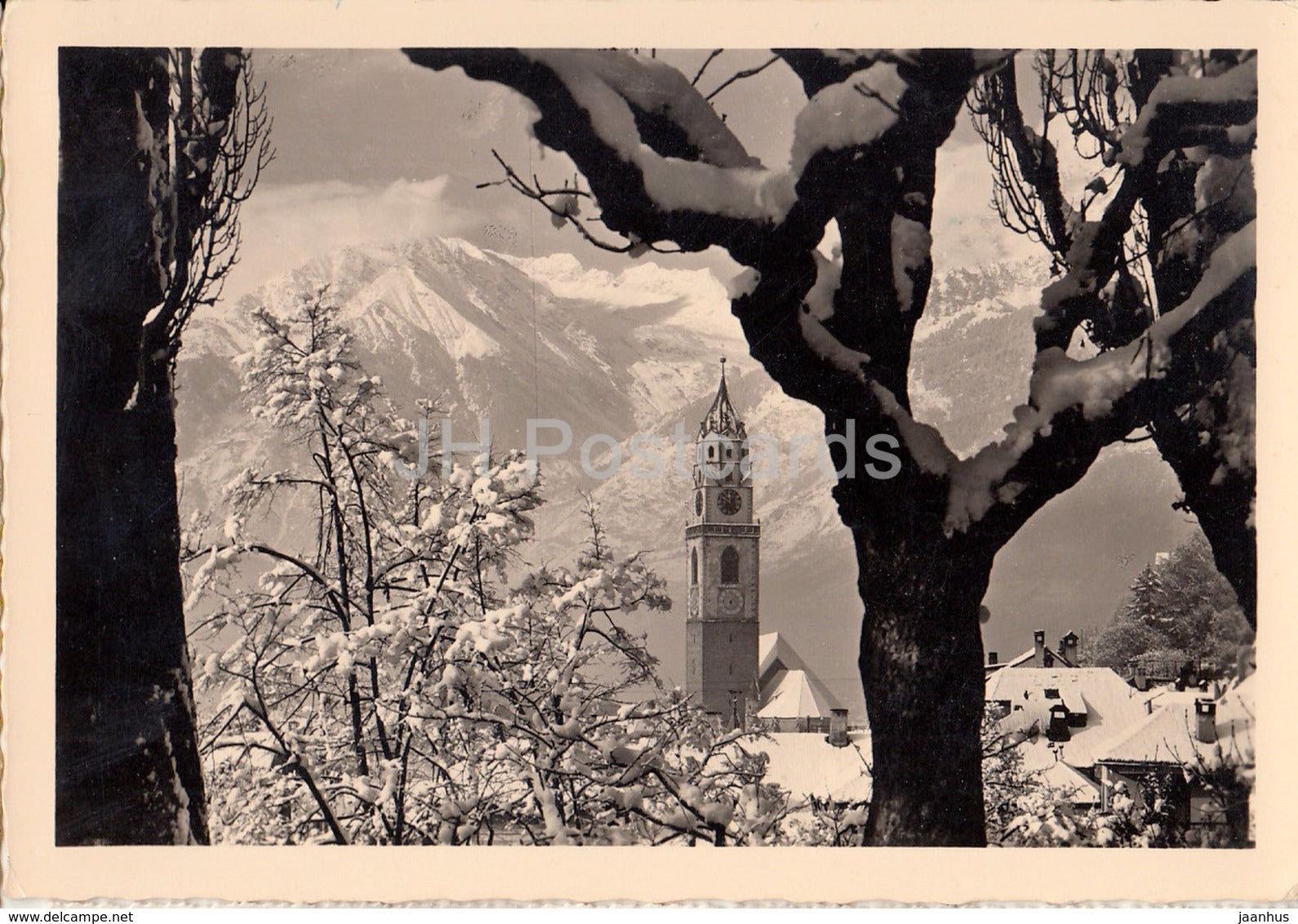 Merano - Meran - church - Italy - 1965 - used - JH Postcards